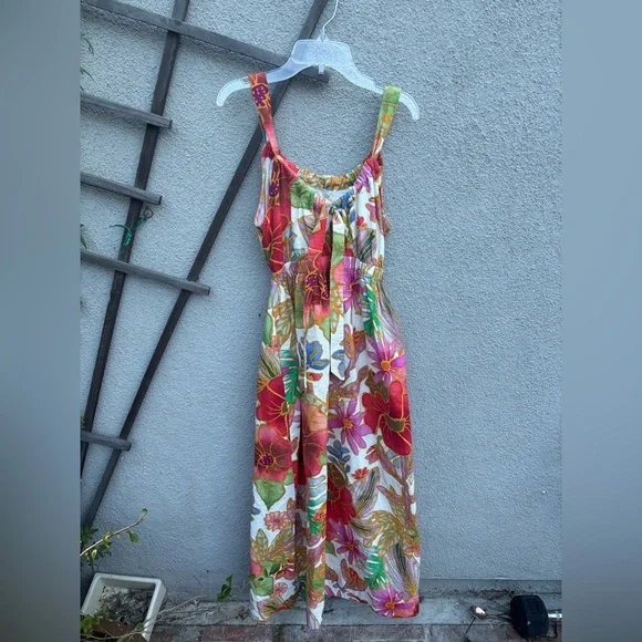 Mara Hoffman Bettina Cutout Floral-print Organic Cotton-jacquard Midi Dress - Picture 5 of 7